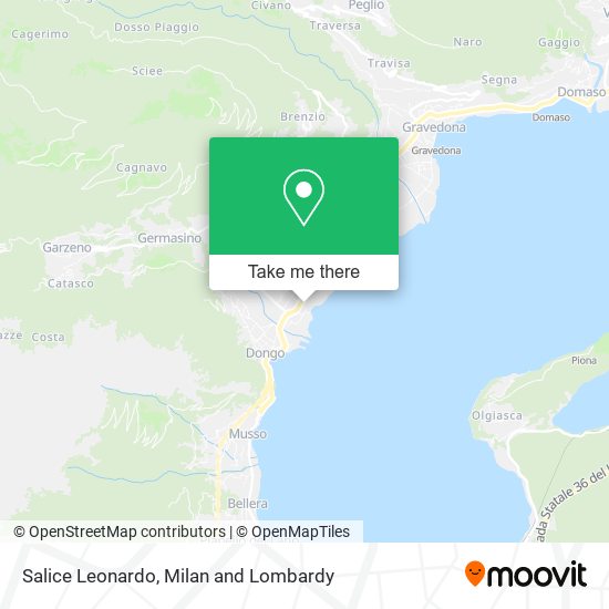 Salice Leonardo map