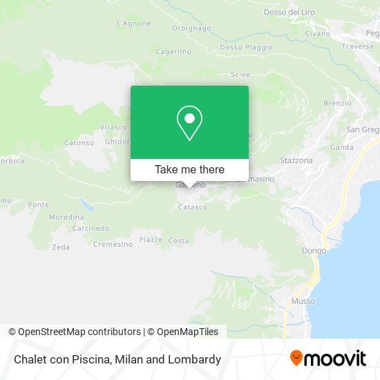 Chalet con Piscina map