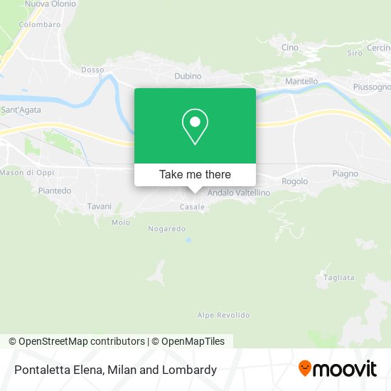 Pontaletta Elena map