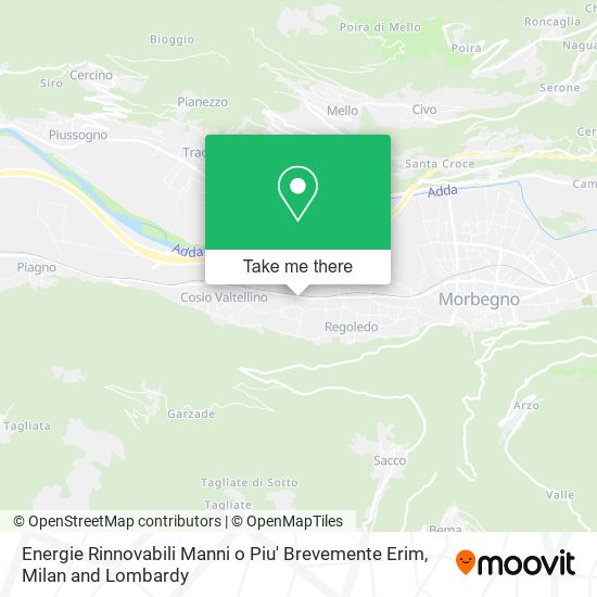 Energie Rinnovabili Manni o Piu' Brevemente Erim map