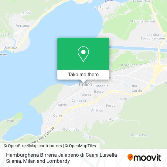 Hamburgheria Birreria Jalapeno di Caani Luisella Silenia map