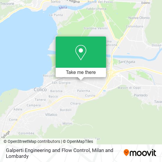 Galperti Engineering and Flow Control map