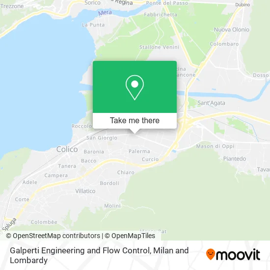 Galperti Engineering and Flow Control map