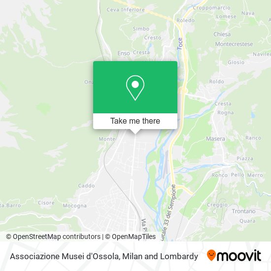 Associazione Musei d'Ossola map