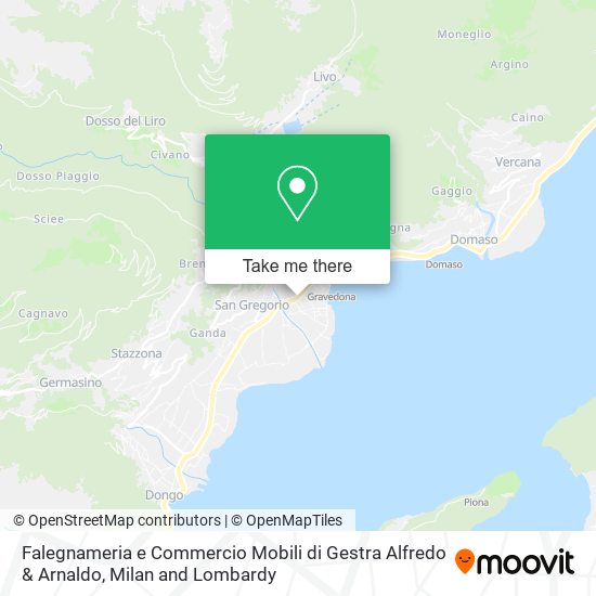 Falegnameria e Commercio Mobili di Gestra Alfredo & Arnaldo map
