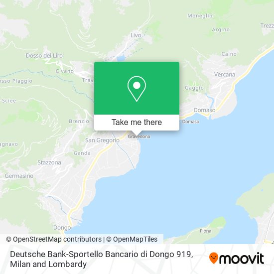 Deutsche Bank-Sportello Bancario di Dongo 919 map