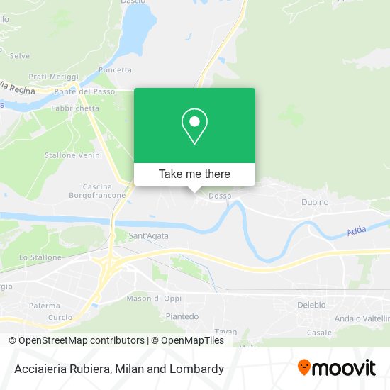 Acciaieria Rubiera map