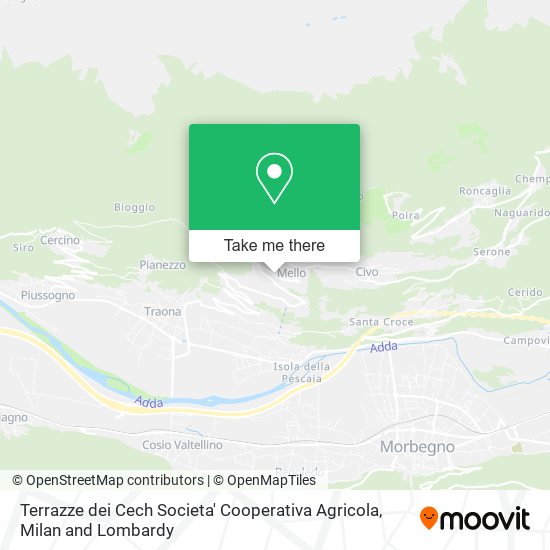 Terrazze dei Cech Societa' Cooperativa Agricola map