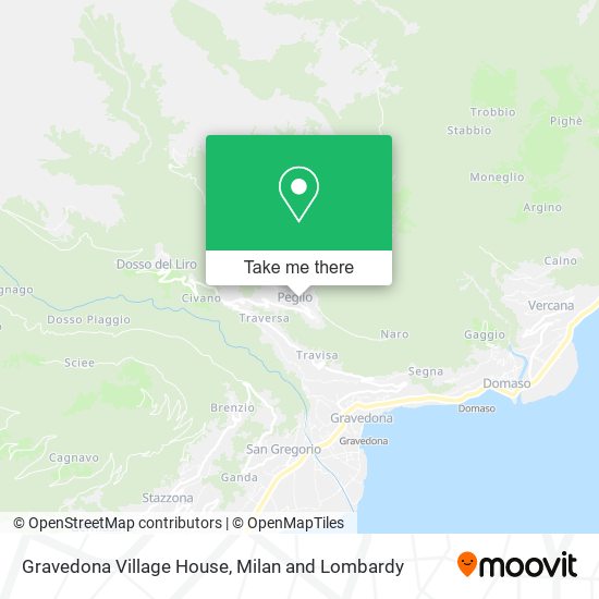 Gravedona Village House map