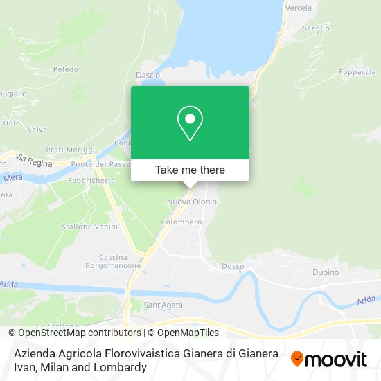 Azienda Agricola Florovivaistica Gianera di Gianera Ivan map
