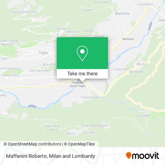 Maffenini Roberto map