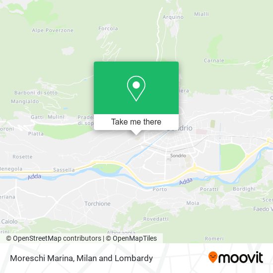Moreschi Marina map