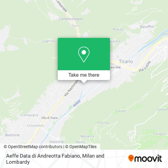 Aeffe Data di Andreotta Fabiano map