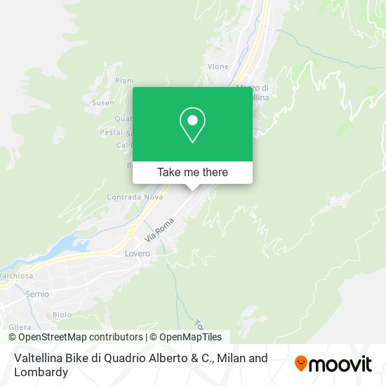 Valtellina Bike di Quadrio Alberto & C. map