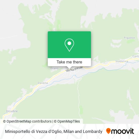 Minisportello di Vezza d'Oglio map