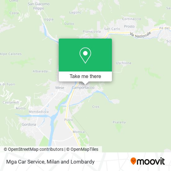 Mga Car Service map