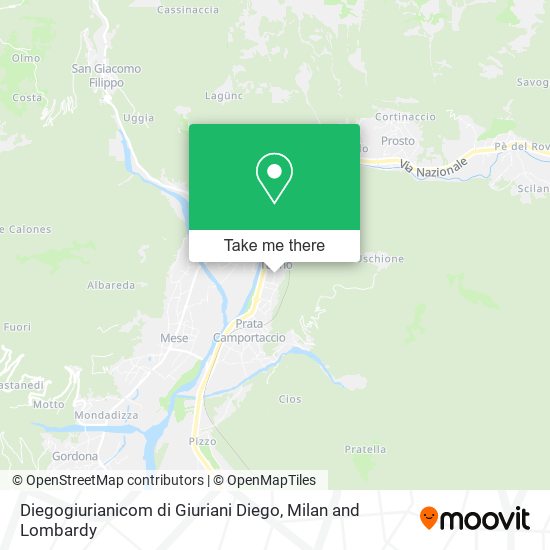 Diegogiurianicom di Giuriani Diego map