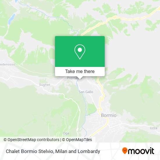 Chalet Bormio Stelvio map