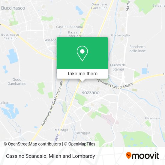 Cassino Scanasio map