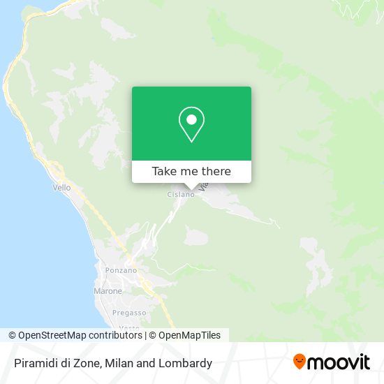 Piramidi di Zone map