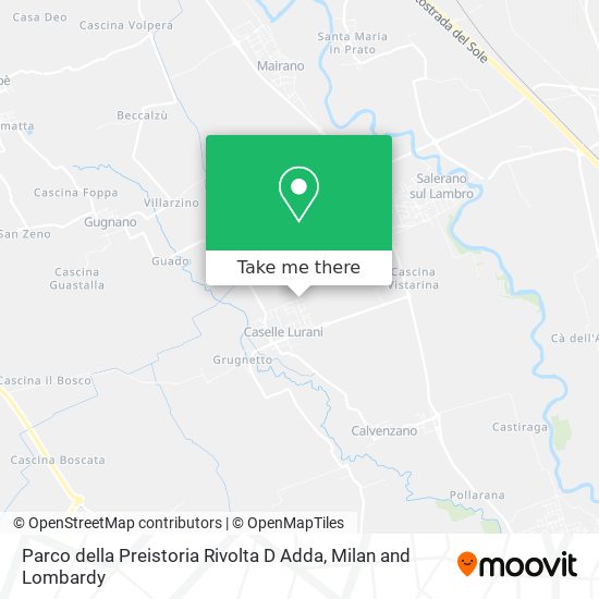 Parco della Preistoria Rivolta D Adda map