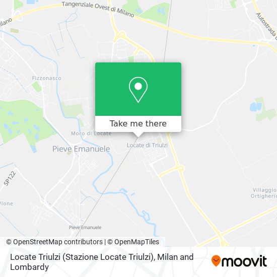 Locate Triulzi (Stazione Locate Triulzi) map