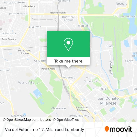 Via del Futurismo 17 map