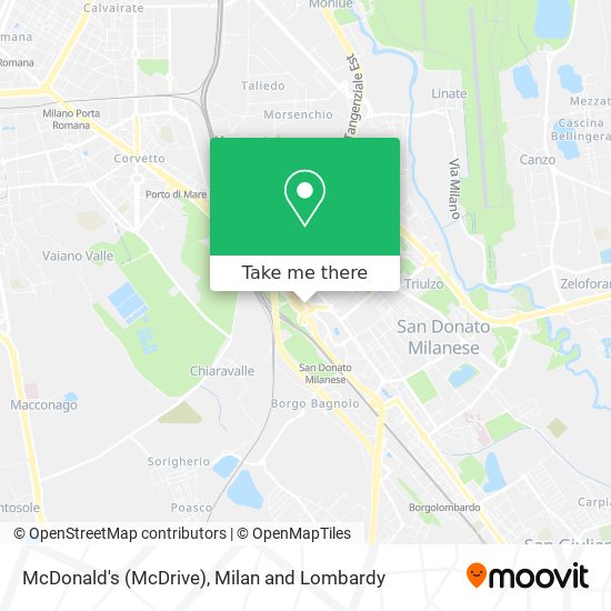McDonald's (McDrive) map