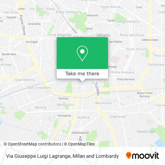 Via Giuseppe Luigi Lagrange map