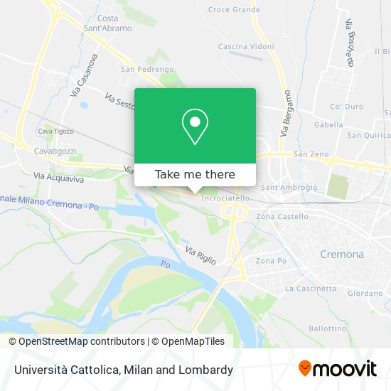 Università Cattolica map