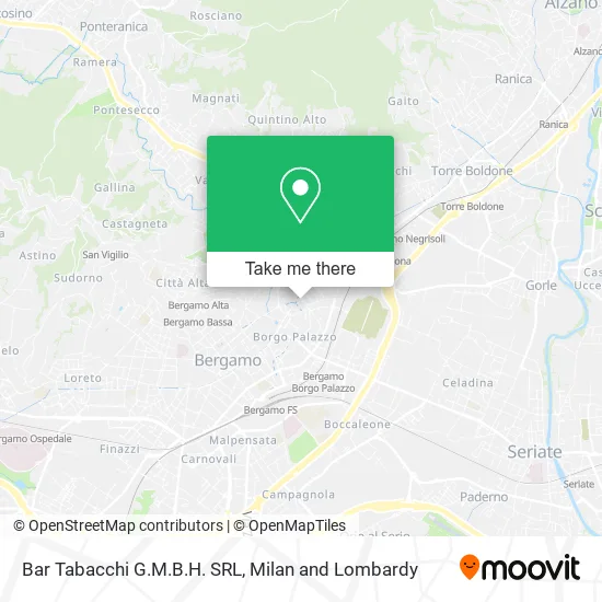 Bar Tabacchi G.M.B.H. SRL map