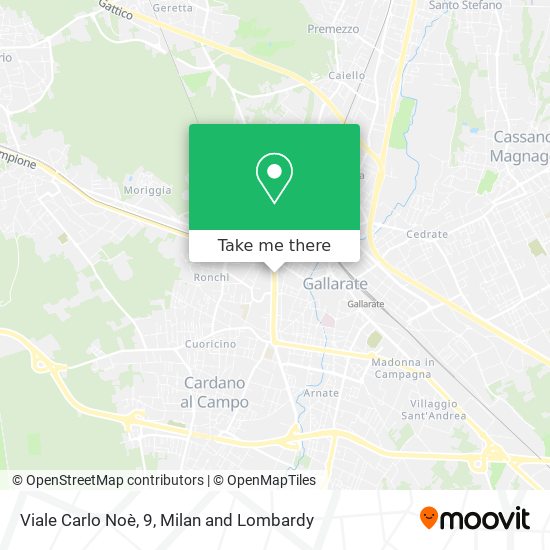 Viale Carlo Noè, 9 map