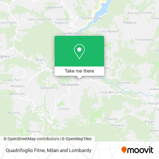 Quadrifoglio Fitne map