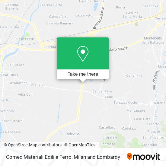 Comec Materiali Edili e Ferro map