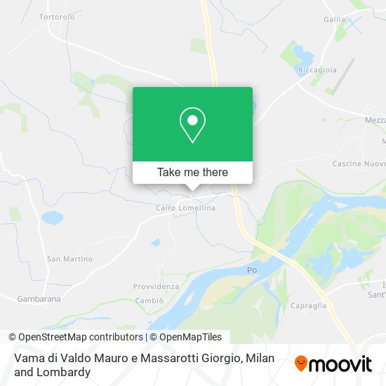 Vama di Valdo Mauro e Massarotti Giorgio map