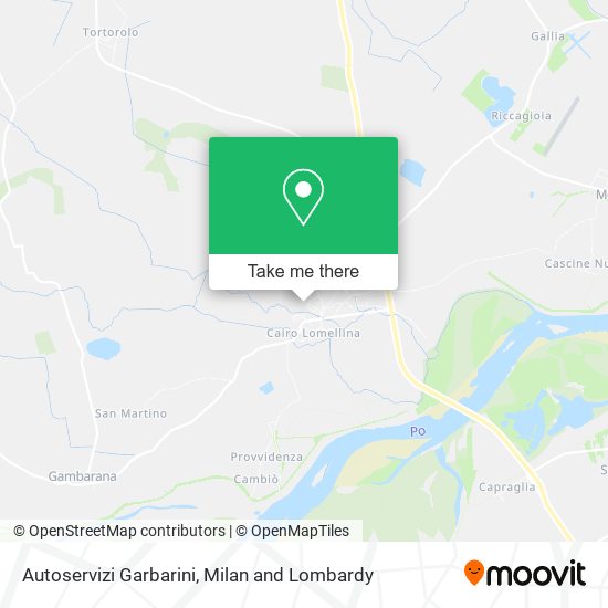 Autoservizi Garbarini map