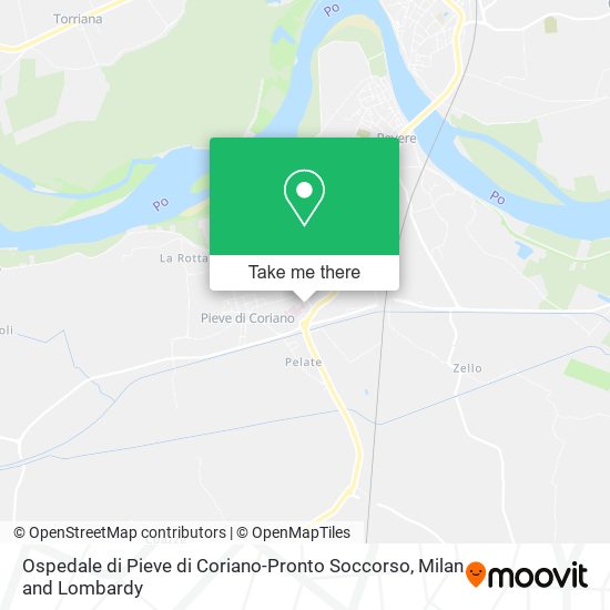 Ospedale di Pieve di Coriano-Pronto Soccorso map