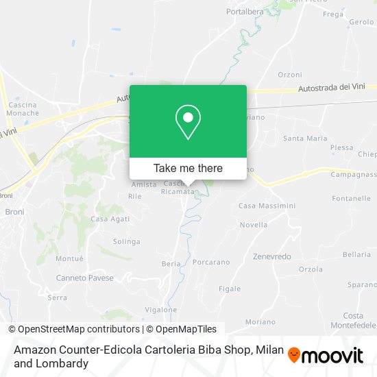 Amazon Counter-Edicola Cartoleria Biba Shop map