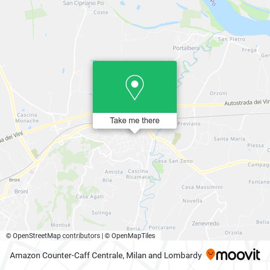 Amazon Counter-Caff Centrale map