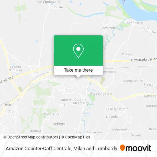 Amazon Counter-Caff Centrale map
