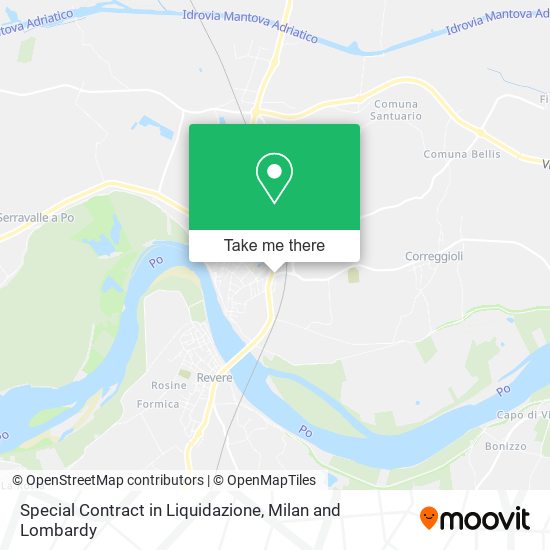 Special Contract in Liquidazione map