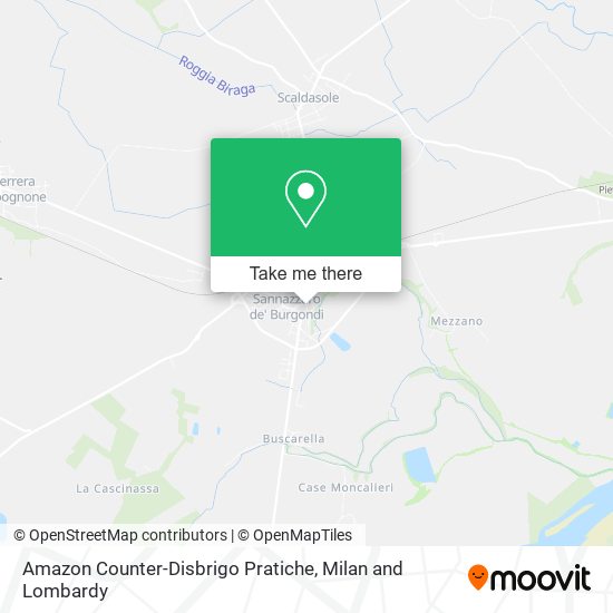 Amazon Counter-Disbrigo Pratiche map