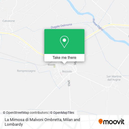La Mimosa di Malvoni Ombretta map