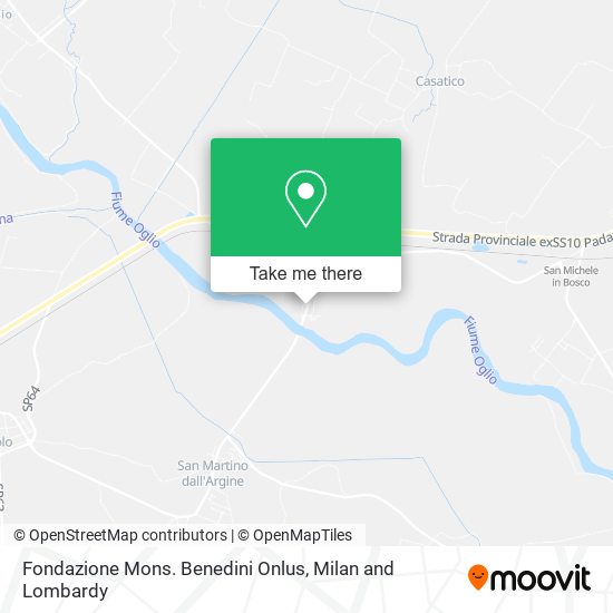 Fondazione Mons. Benedini Onlus map