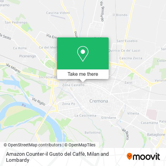 Amazon Counter-il Gusto del Caffè map
