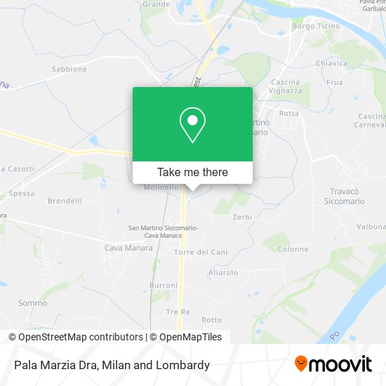 Pala Marzia Dra map