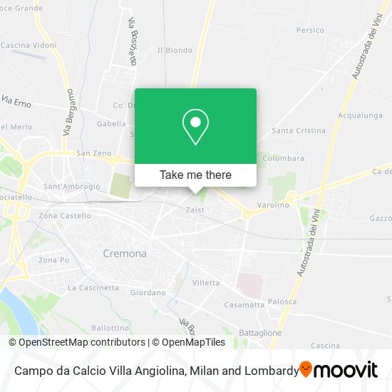 Campo da Calcio Villa Angiolina map
