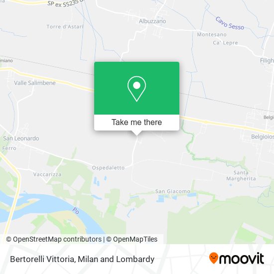 Bertorelli Vittoria map