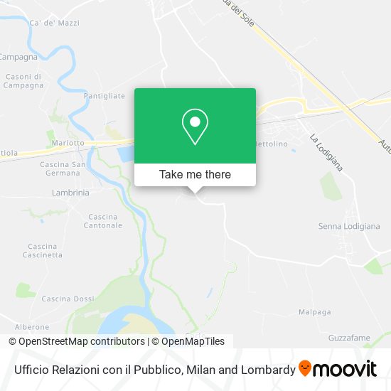 Ufficio Relazioni con il Pubblico map