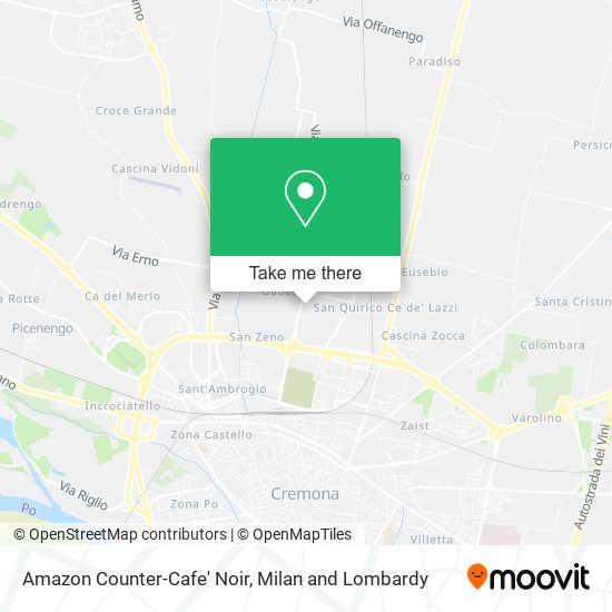 Amazon Counter-Cafe' Noir map
